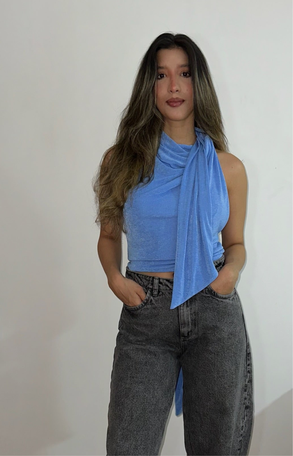 Chloe Top in Blue