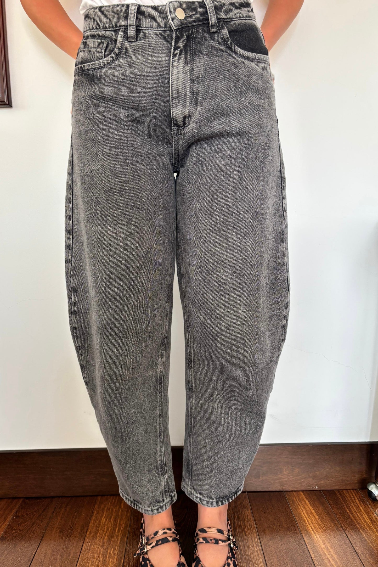 Denim Balloon Jean Grey