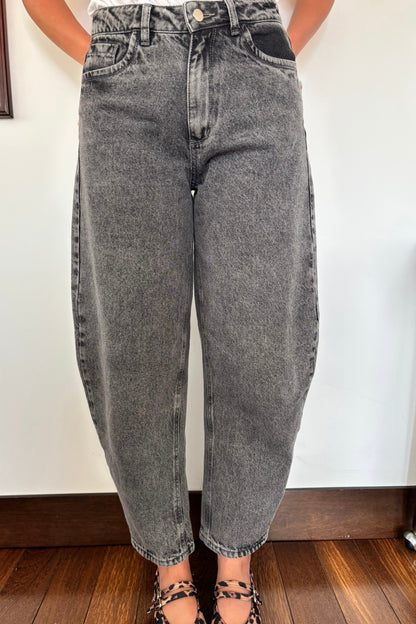 Denim Balloon Jean Grey