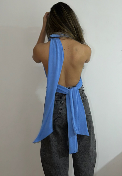 Chloe Top in Blue