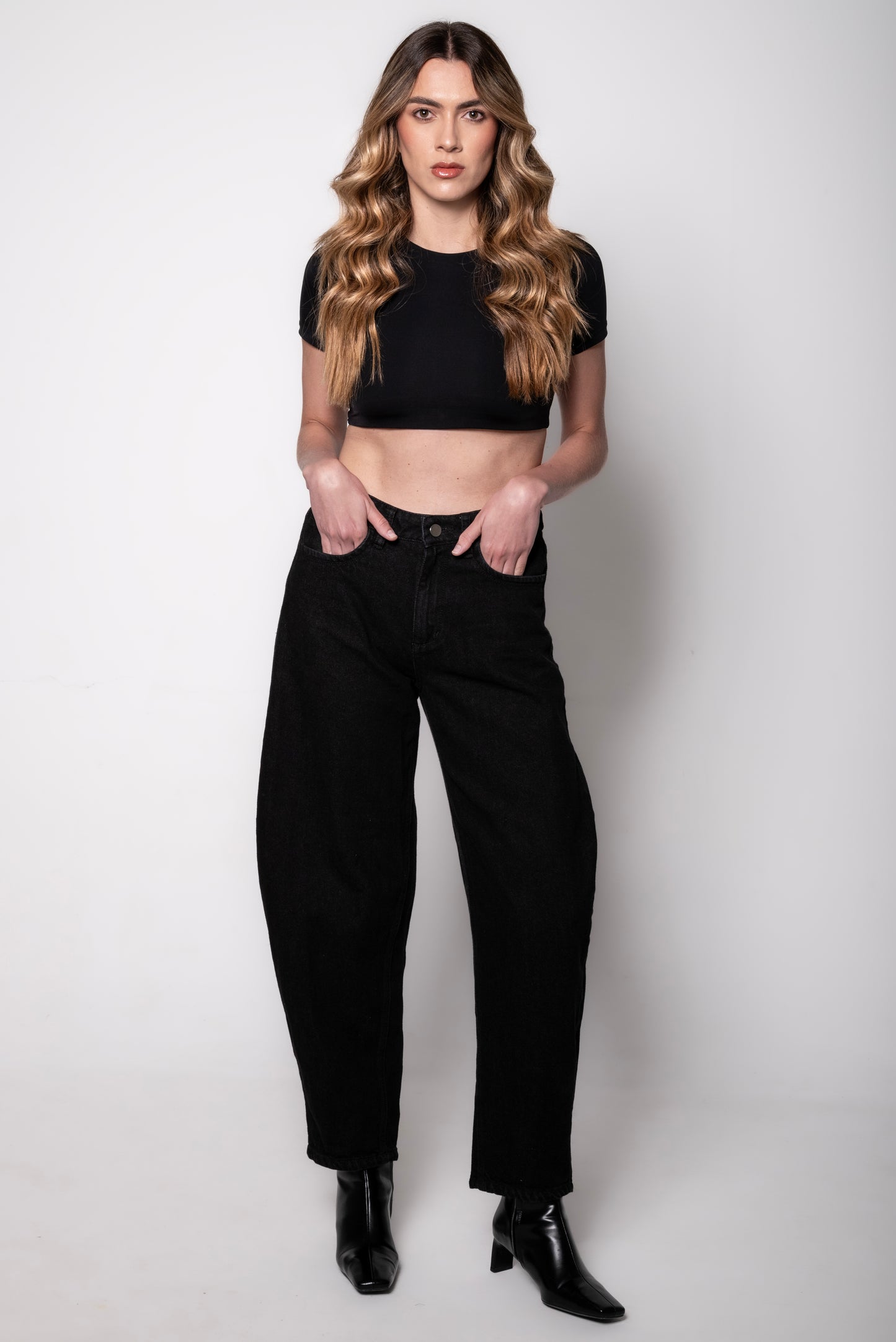 Denim Balloon Jean Dark